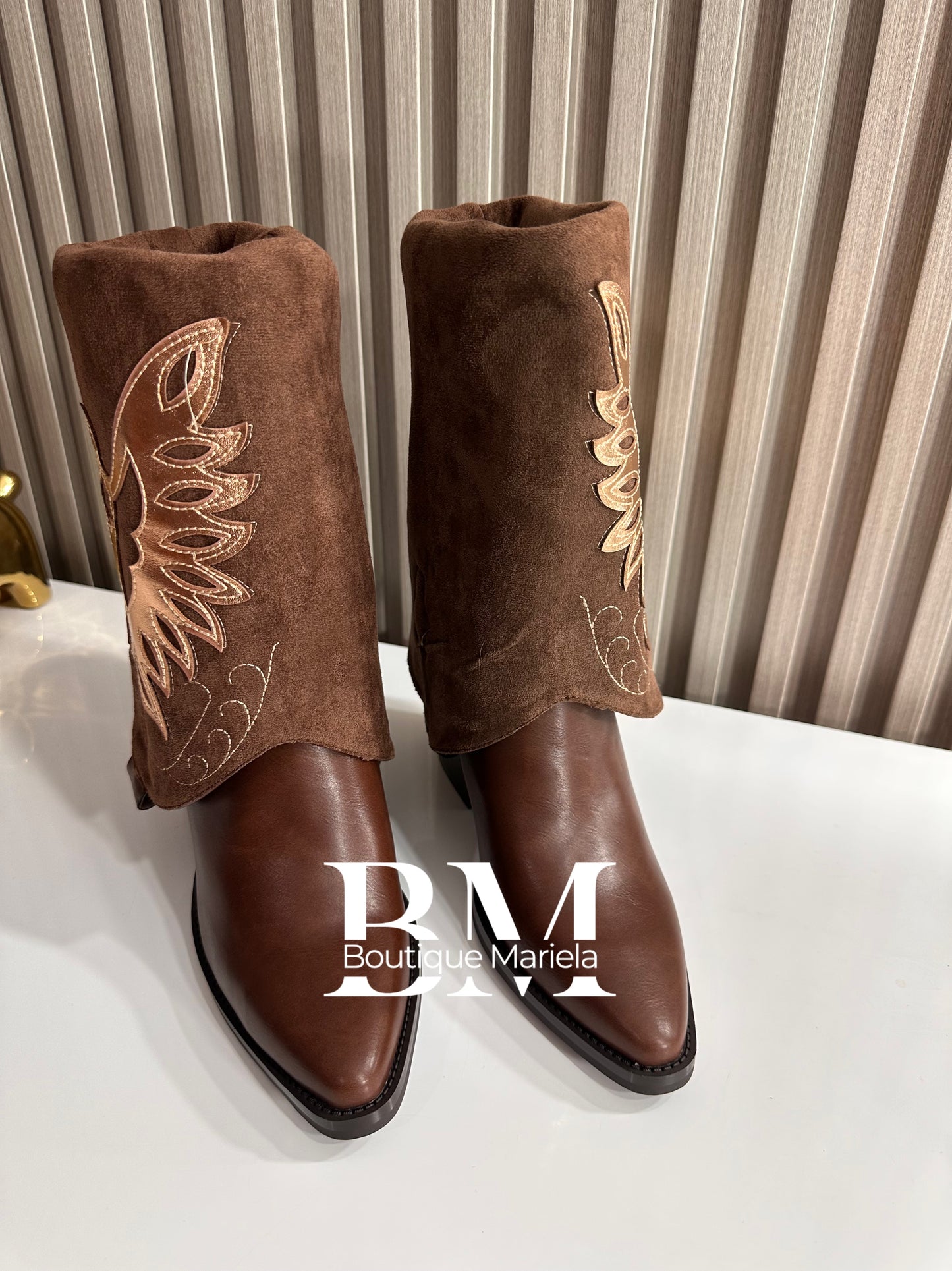 Botas Texanas Chocolate 2 en 1