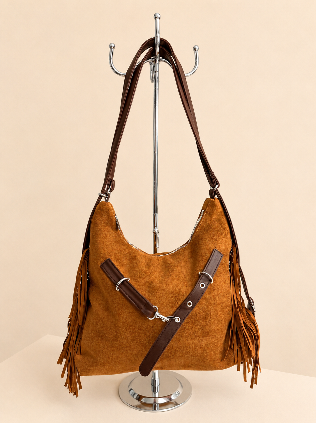 Bolso Flecos Camel