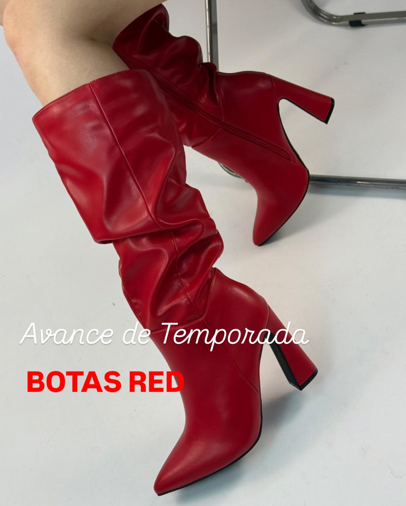 Botas Eco cuero Red