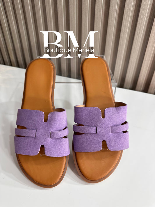 Sandalias Planas Lila