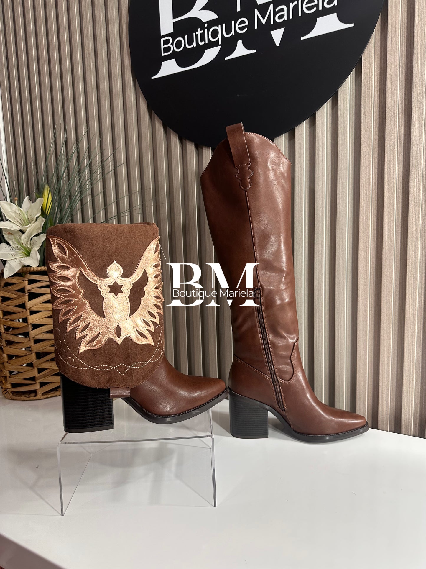 Botas Texanas Chocolate 2 en 1