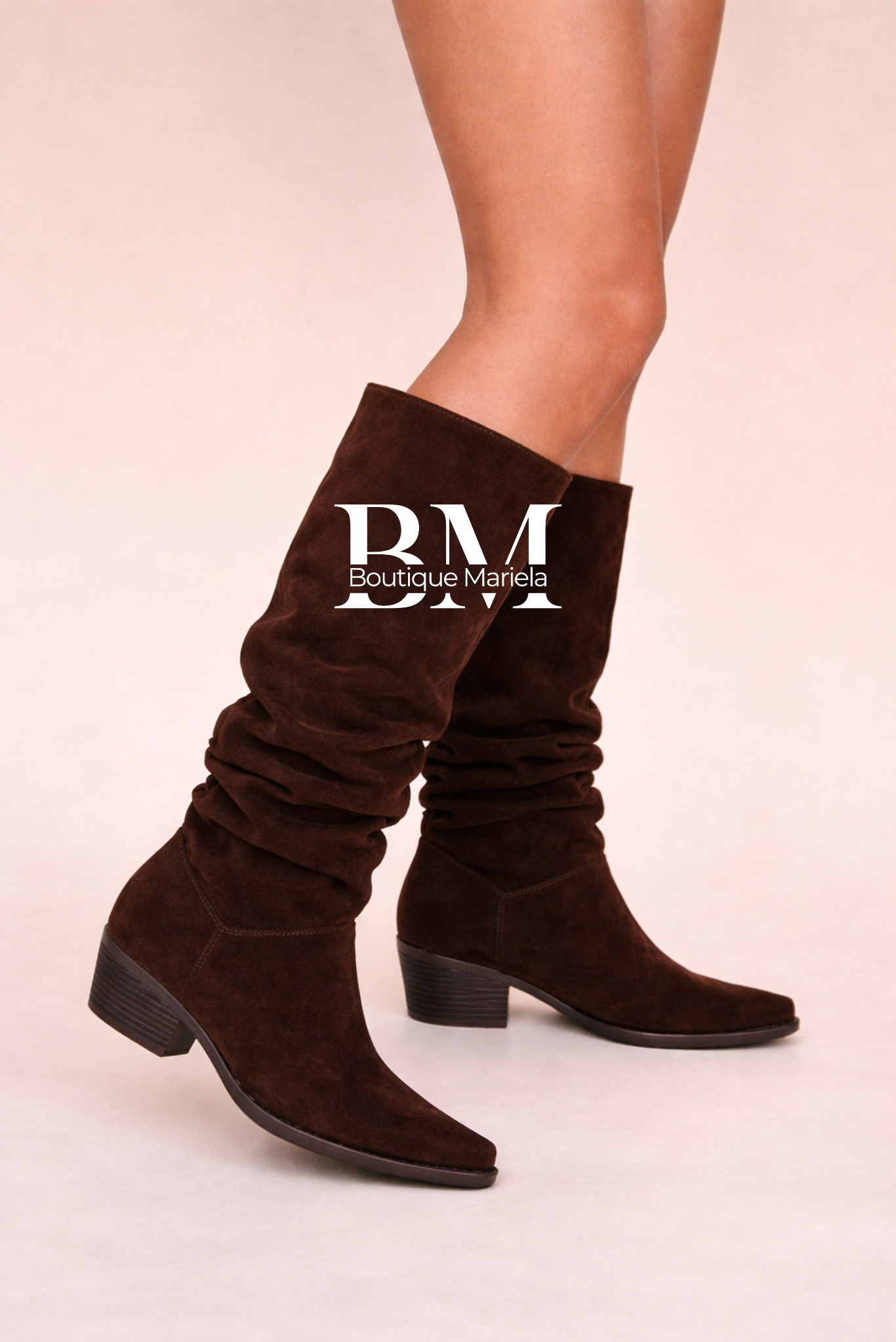 Botas Arrugadas Chocolate