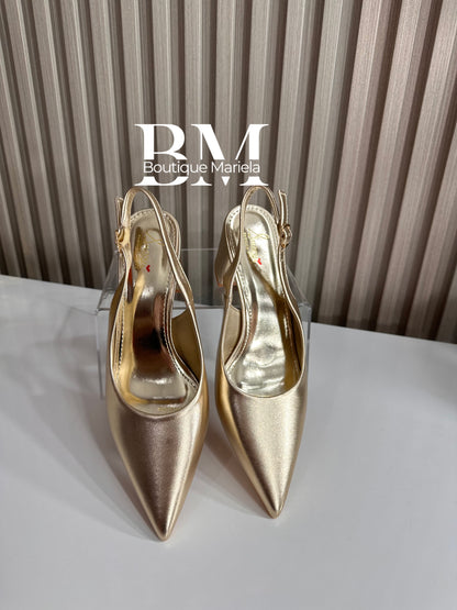 Stilettos Dorados 2522