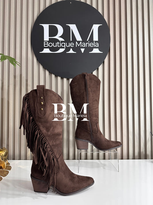 Botas Texanas Flecos