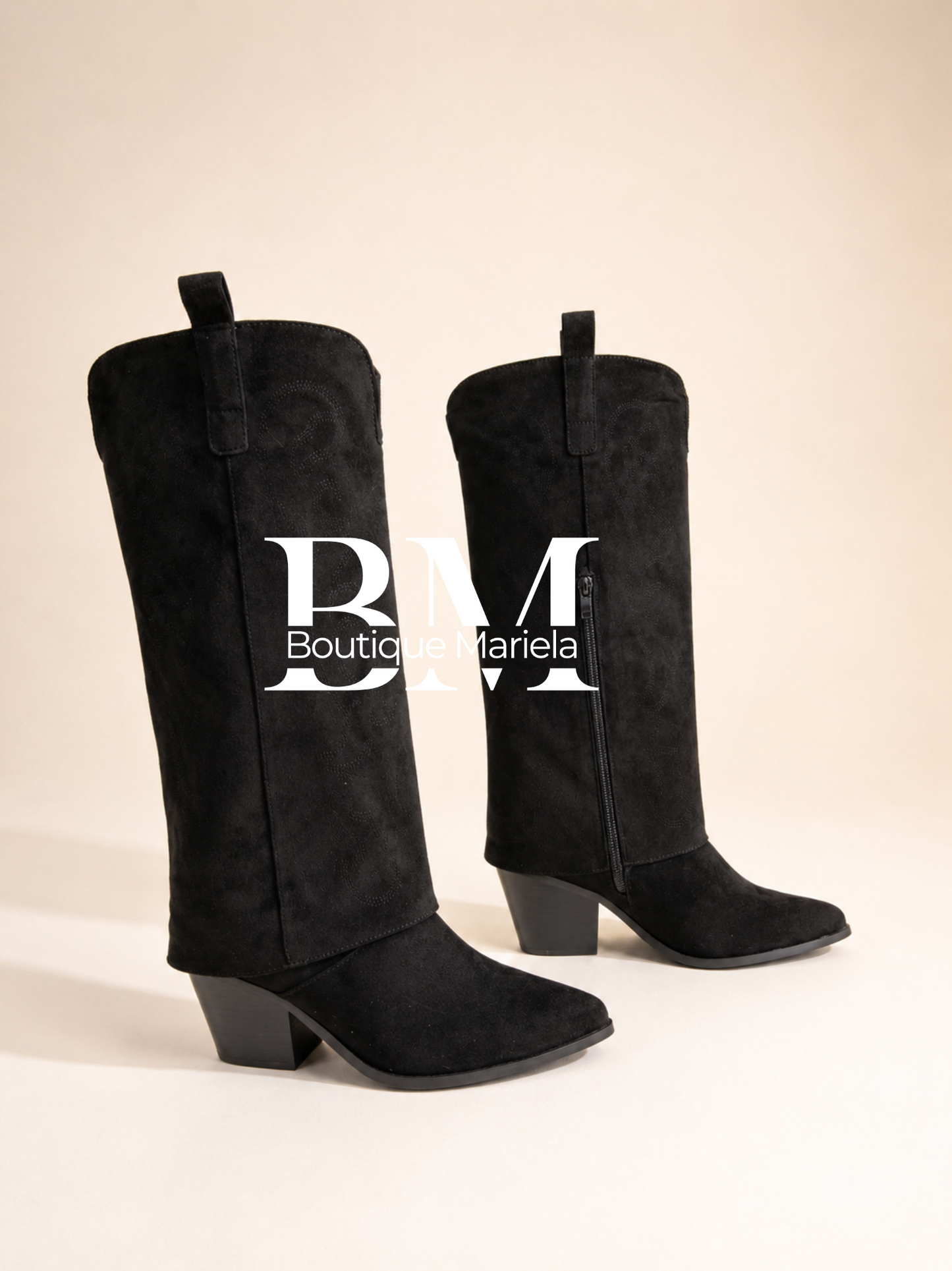 Botas Polaina Negro