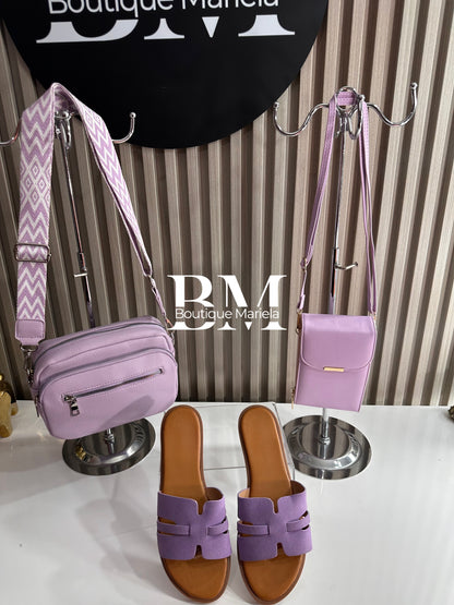 Sandalias Planas Lila