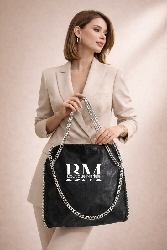 Bolso Textil Brillo Cadena