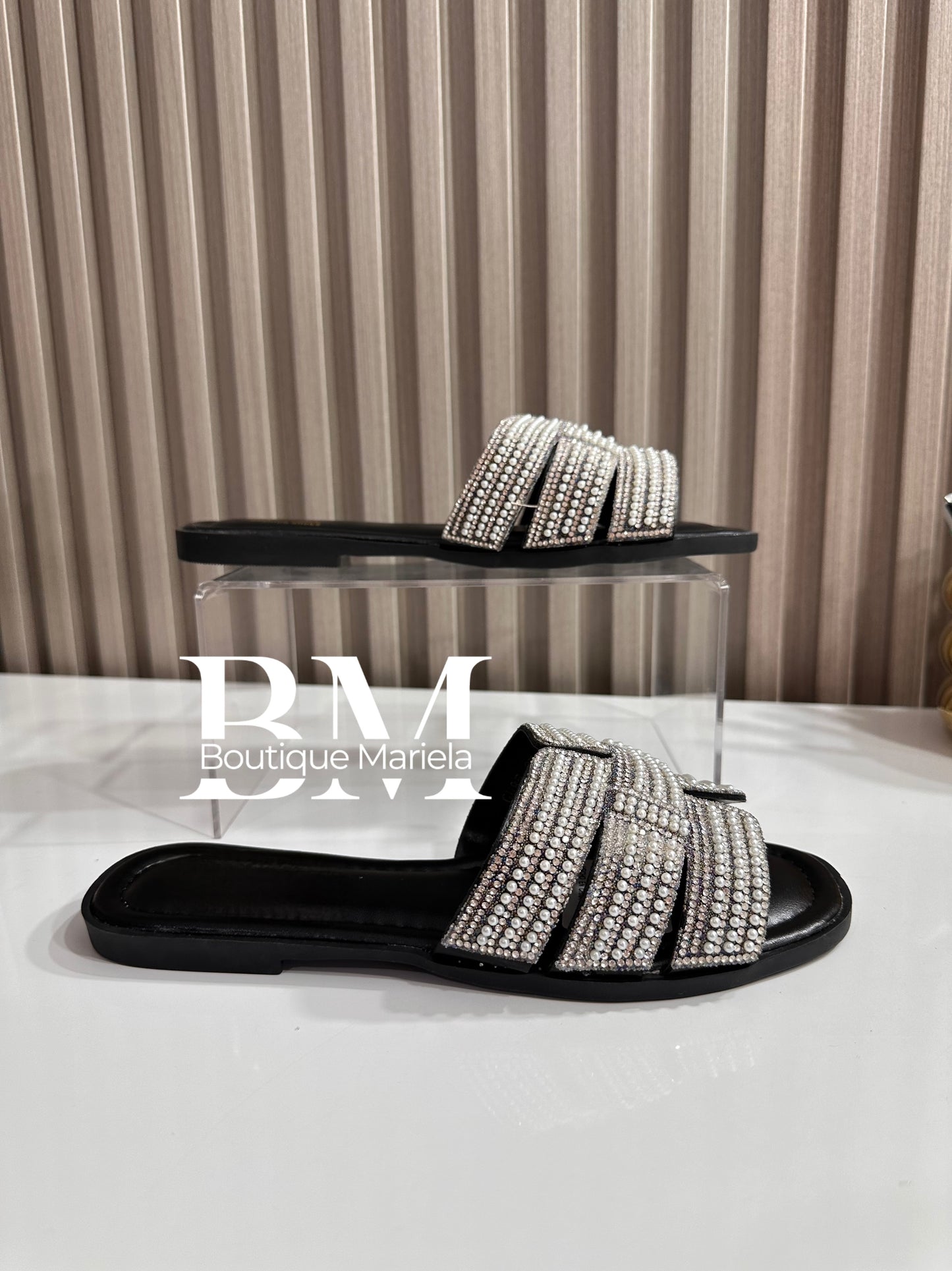 Sandalias Perlas
