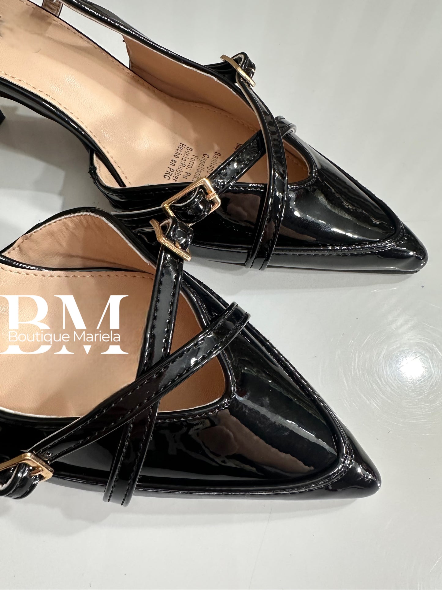Stilettos Negro Charol