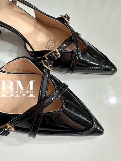 Stilettos Negro Charol