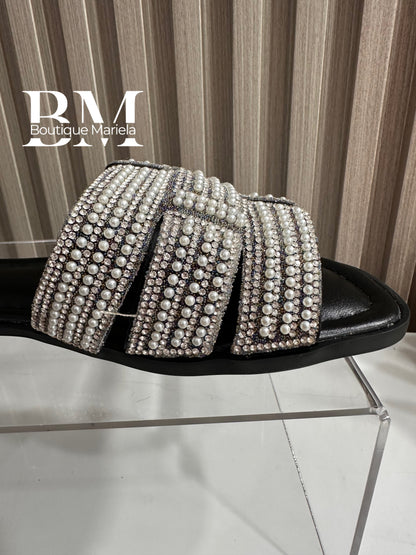 Sandalias Perlas