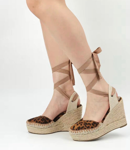Sandalias Cinto Print