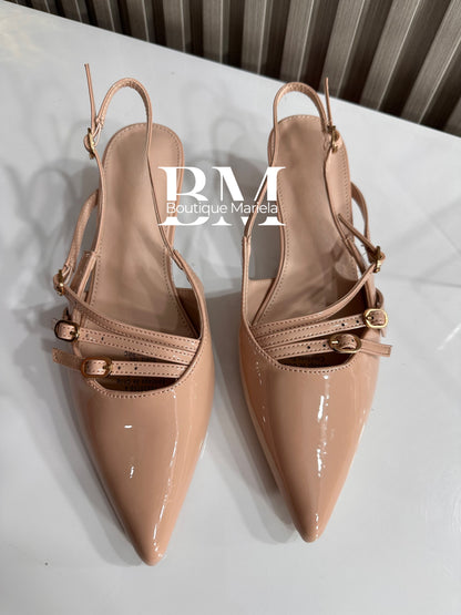 Stilettos Nude Correas