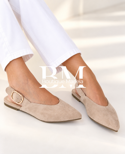 Puntas Agamuzada Beige