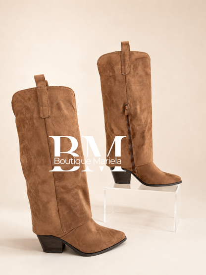 Botas Polaina Tabaco