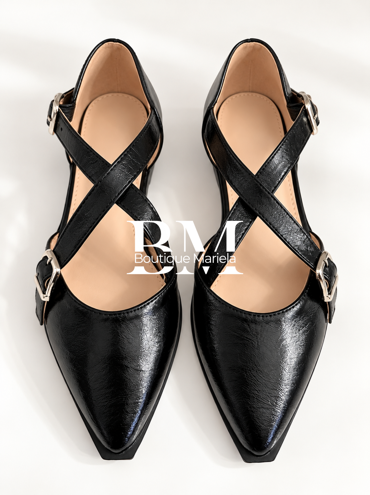 Zapatos Ajustable Negro