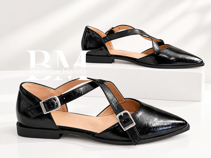 Zapatos Ajustable Negro