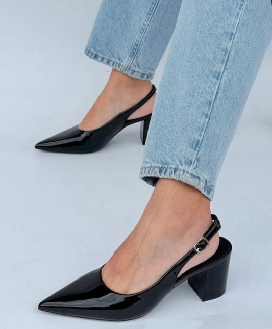 Stilettos Charol Negro