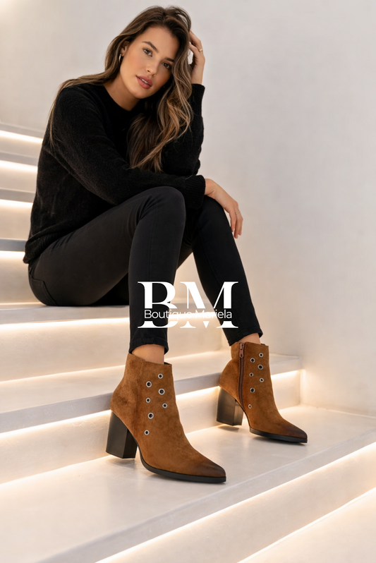 Botín Argollas Camel