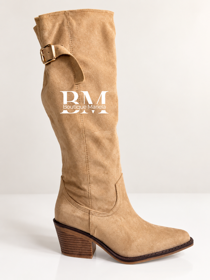 Botas Ajustable Beige