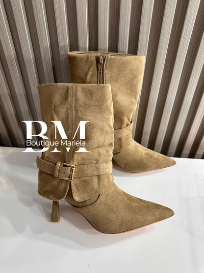 Botas Hebilla Khaki