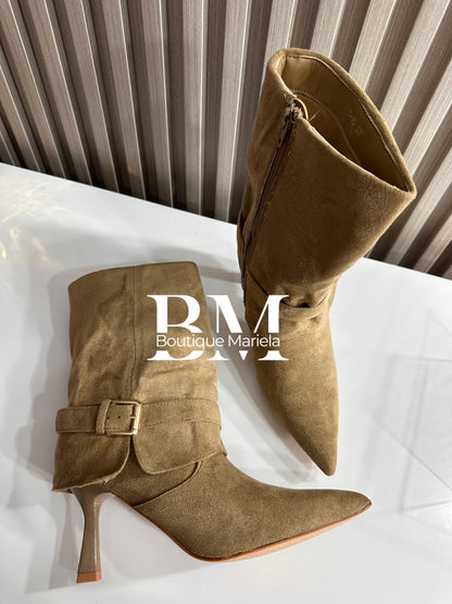 Botas Hebilla Khaki