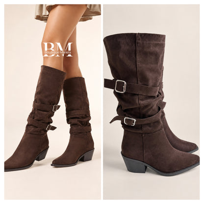 Botas Camila Chocolate