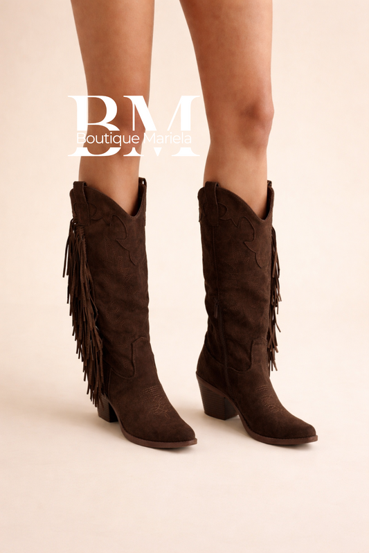 Botas Texanas flecos