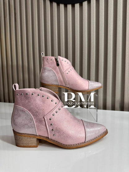 Camperos Rosa Metalizado