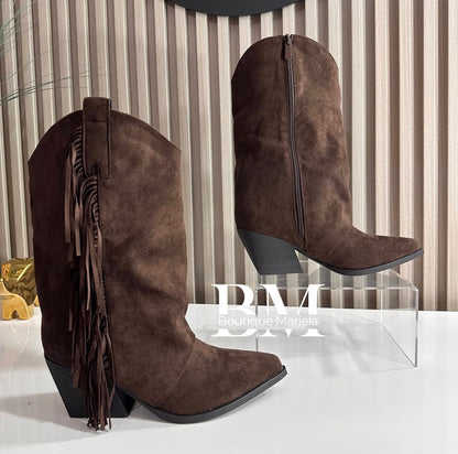 Botas Chocolate Flecos