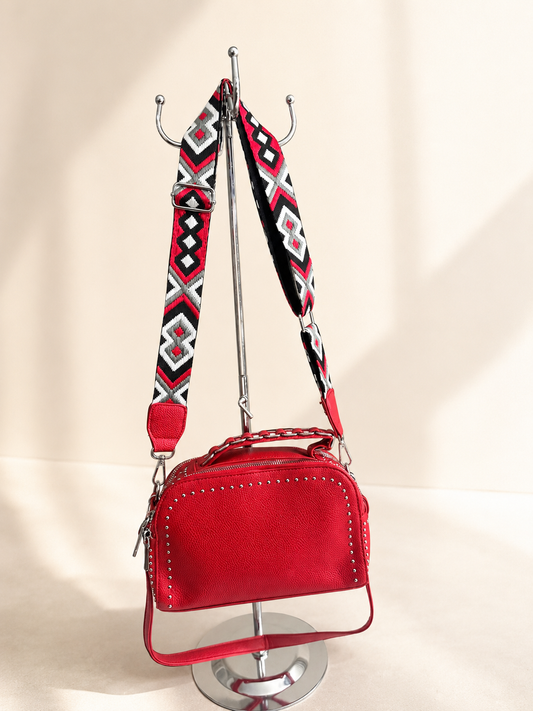 Crossbody Rojo Étnico
