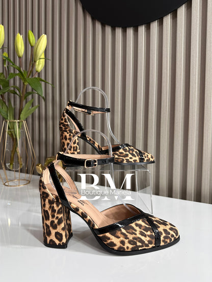 Sandalias Tobillera Print