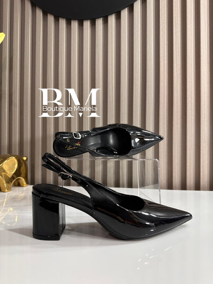 Stilettos Charol Negro