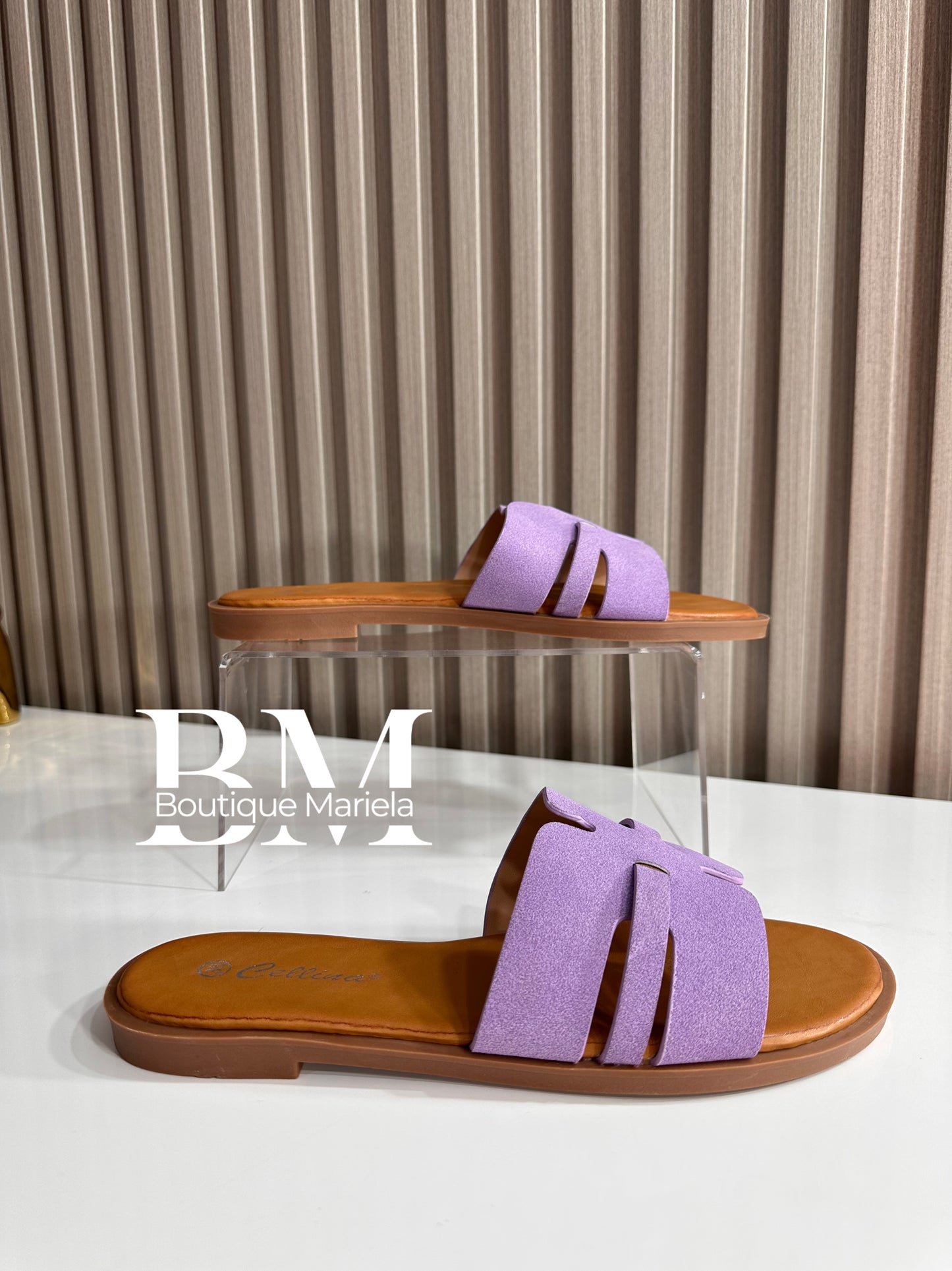 Sandalias Planas Lila