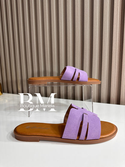 Sandalias Planas Lila