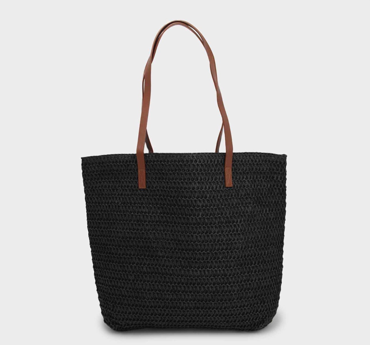 Bolso Rafia Negro