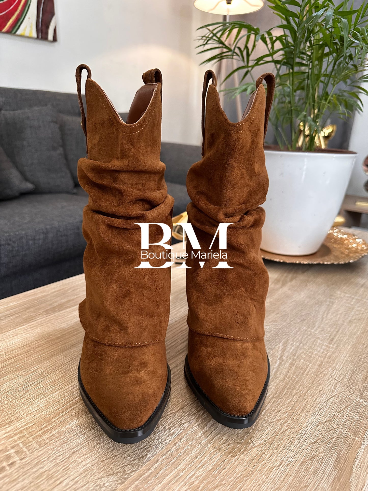 Botas Camel Texana