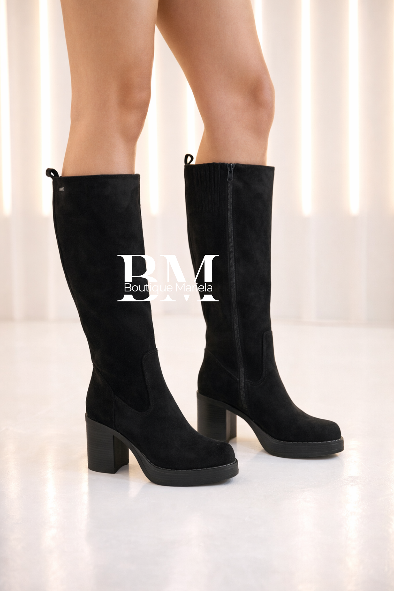 Botas Plataforma Negro