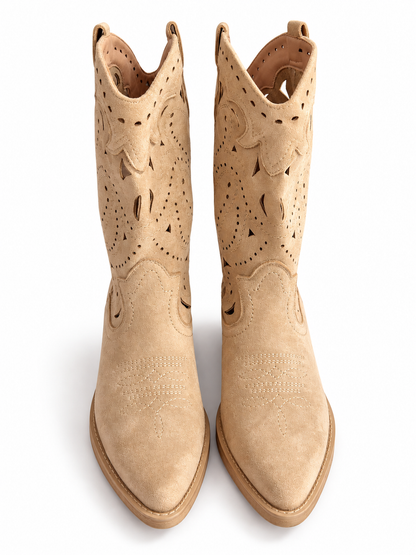 Botas Caladas Beige