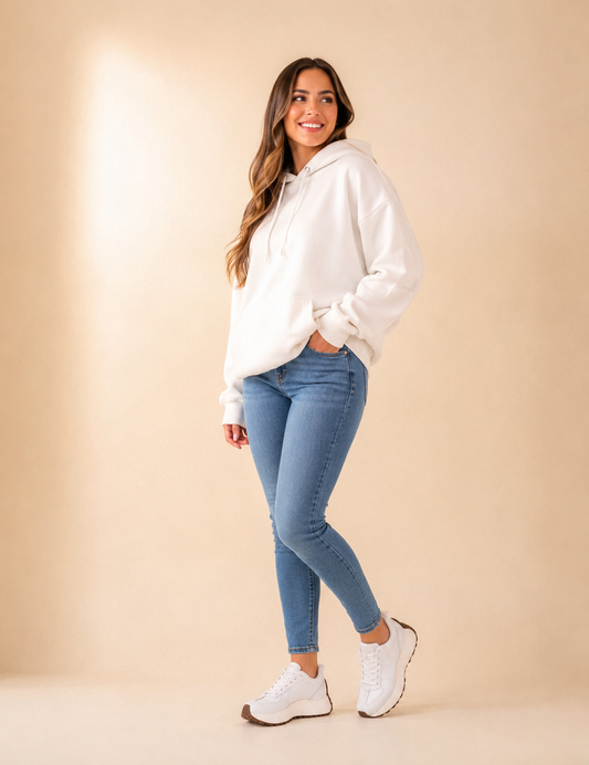 Zapatillas Eco Cuero Blancas