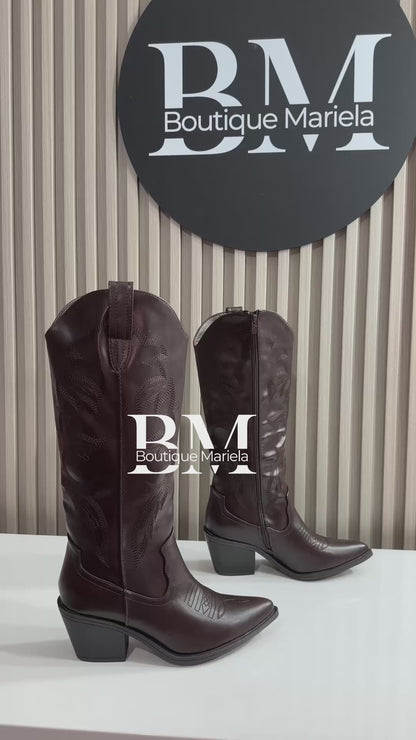 Botas Texanas Chocolate