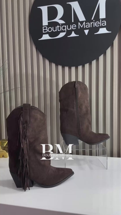 Botas Chocolate Flecos