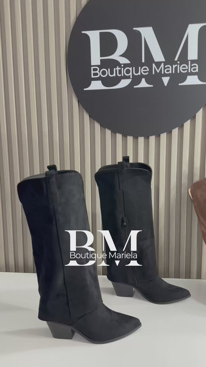 Botas Polaina Negro