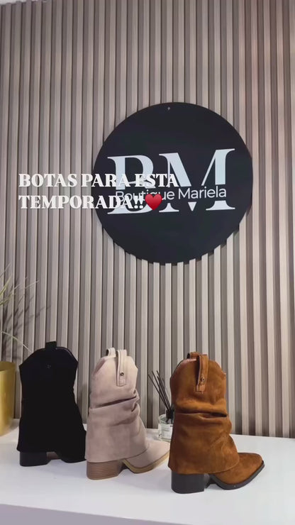 Botas Texanas Tipo gamuza